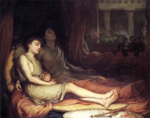 "La muerte y el sueño" 1874, John W. Waterhouse 
